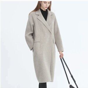 S.Deer Elegant Loose Fit Long Winter Trench Coat, Size XL, NWT